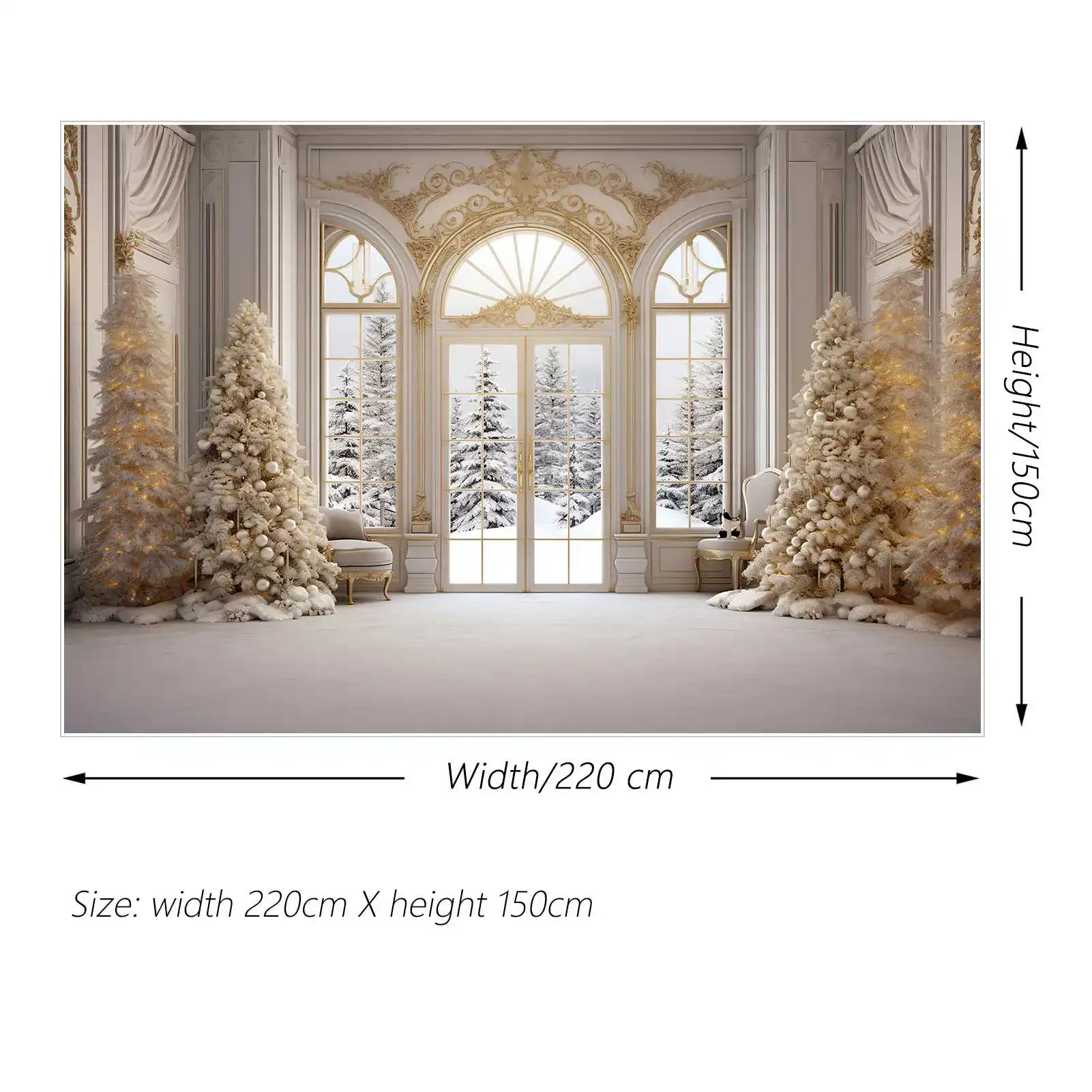 Mond. qg Hintergrund Sonnen untergang Schnee Winter Party Hintergrund Vintage Wohnzimmer Sofa Kerze Licht Blume Geburtstag Weihnachten Foto Booth