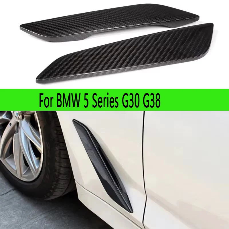 

Для BMW 5 серии G30 G38 комплект туюрера из углеродного волокна, автоматическое крыло, боковое вентиляционное отверстие, крышка, обновленный комплект кузова