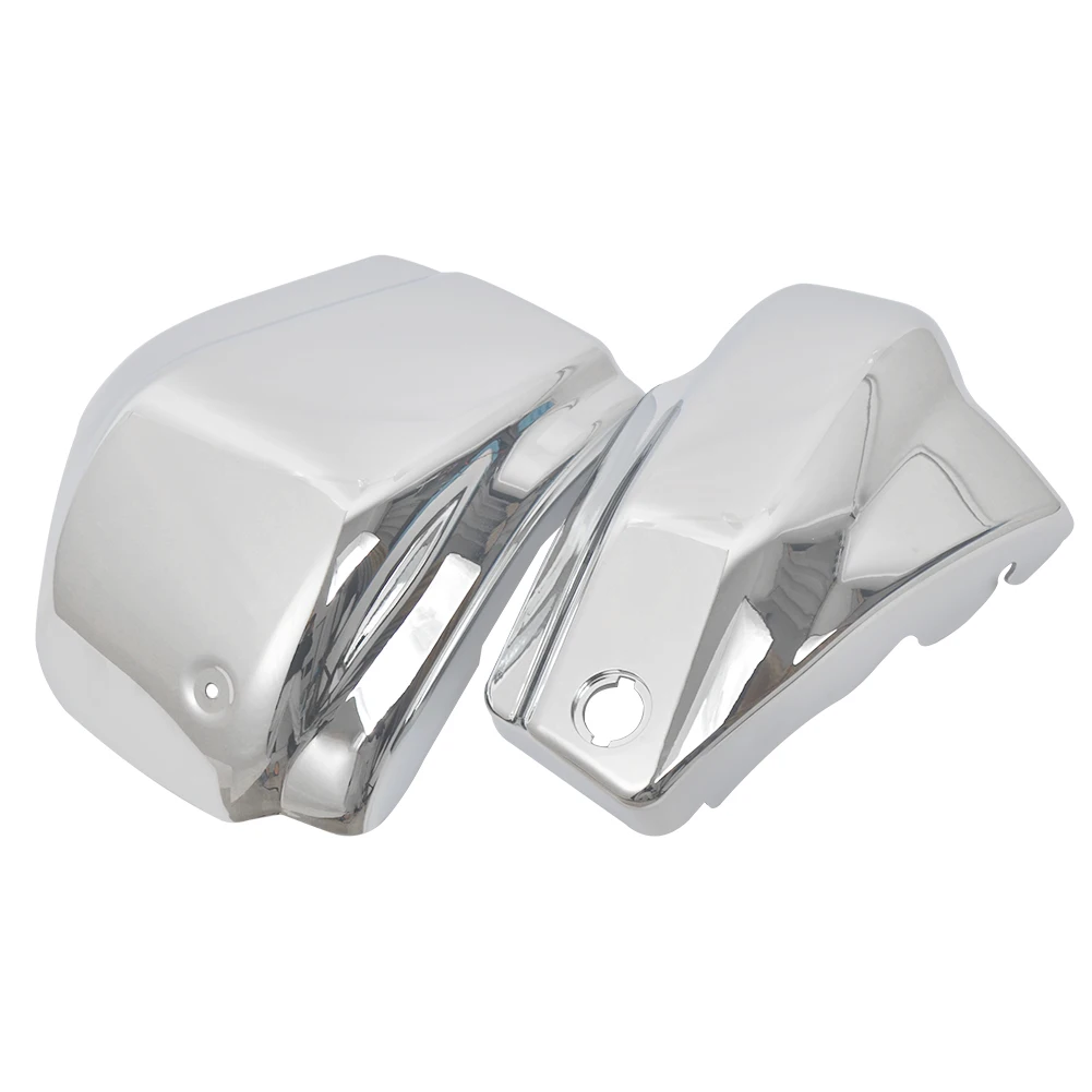Хромированные мотоциклетные ABS-пластиковые боковые крышки аккумулятора, обтекатель для Yamaha Dragstar Vstar XVS1100 Classic Custom 1999-2011
