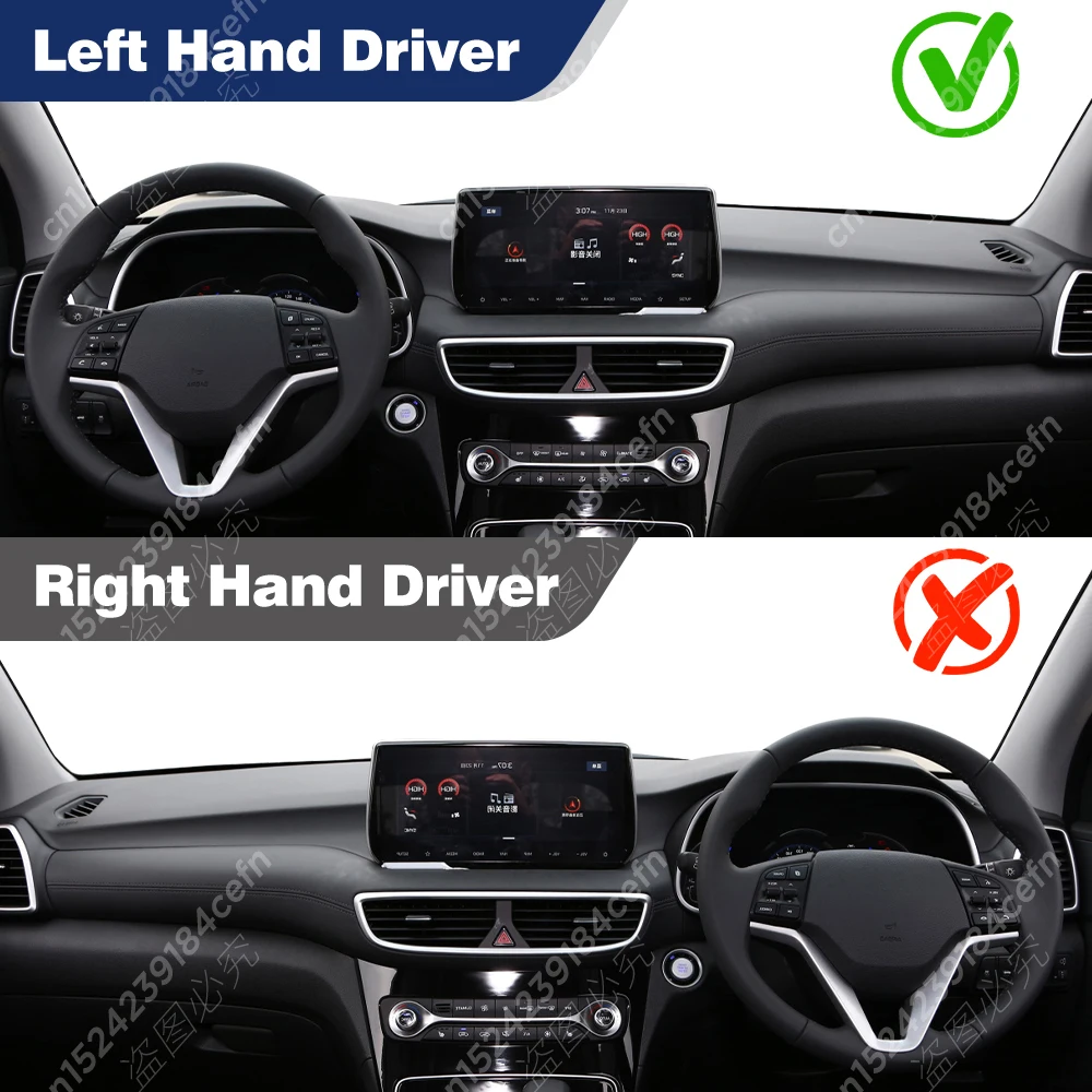 Car Dashboard Cover For Hyundai Tucson TL 2019 2020 Dash Mat Sun Shade Anti-UV Carpets Car Accessories