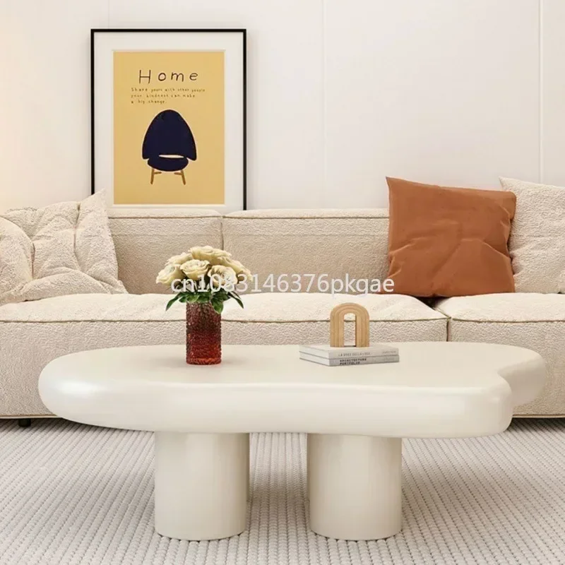 

Clouds Tea Table House Lonely Wind Nordic Home Living Room Small Apartment Shaped Cream Mesa De Centro Sala Side Coffee Table