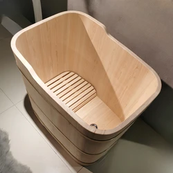 Spa Professional Pedicure Tub Sauna Wood Adult Bathtub Children Wooden Adults Mobile Outdoor Foot Washer Badewanne Bath Dog