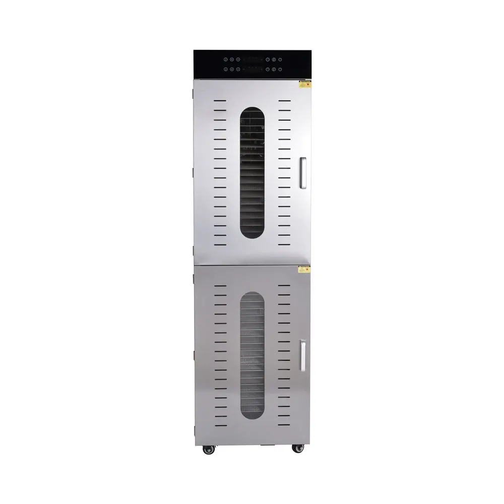 48 Tray SUS304 Stainless Steel Dehydrator Transparent Trays See-Through Design  Food Drying All Angles 700W Low Noise