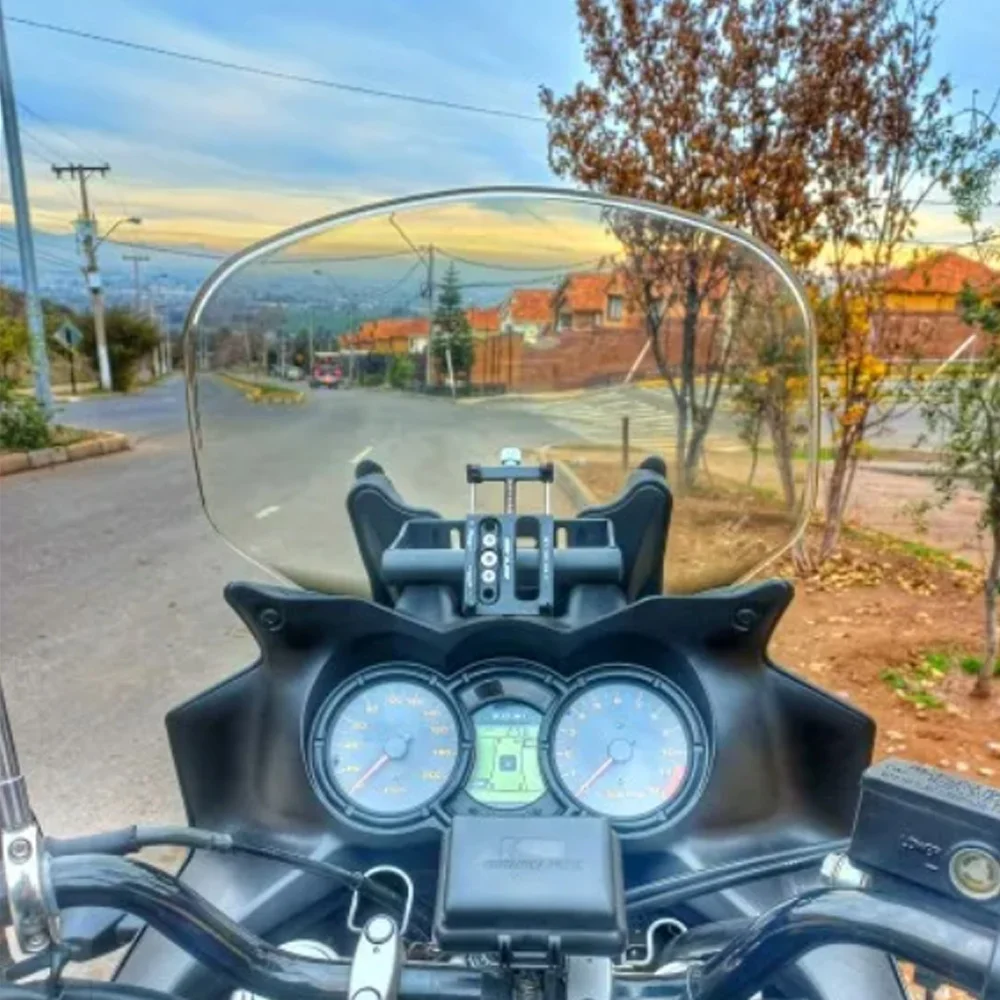 نظام تحديد المواقع والملاحة قوس 2012 لسوزوكي DL650 فولت-ستروم 650 DL1000 DL 1000 فستروم 2002 2003 حامل هاتف الإطار قوس الزجاج الأمامي