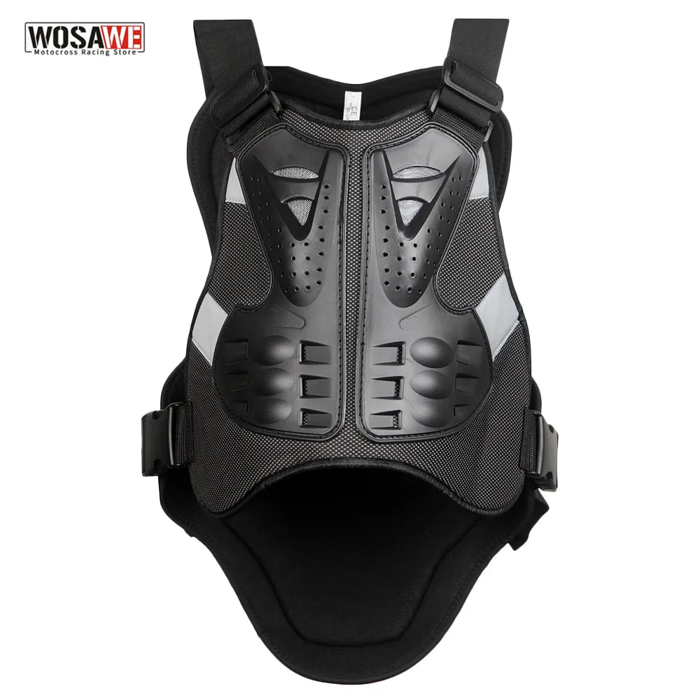 

WOSAWE Motorcycle Armor Vest Spine Chest Back Protector Body Armor Motocross Protective Gears Moto Vest Skateboard Skiing Jacket