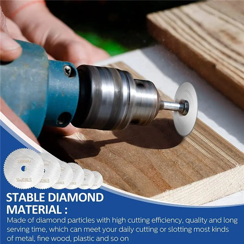 AB02 88 قطعة مجموعة عجلات القطع 12 قطعة HSS شفرات منشار دائري 20 قطعة عجلة القطع لأداة دوارة هدايا الخشب للرجال