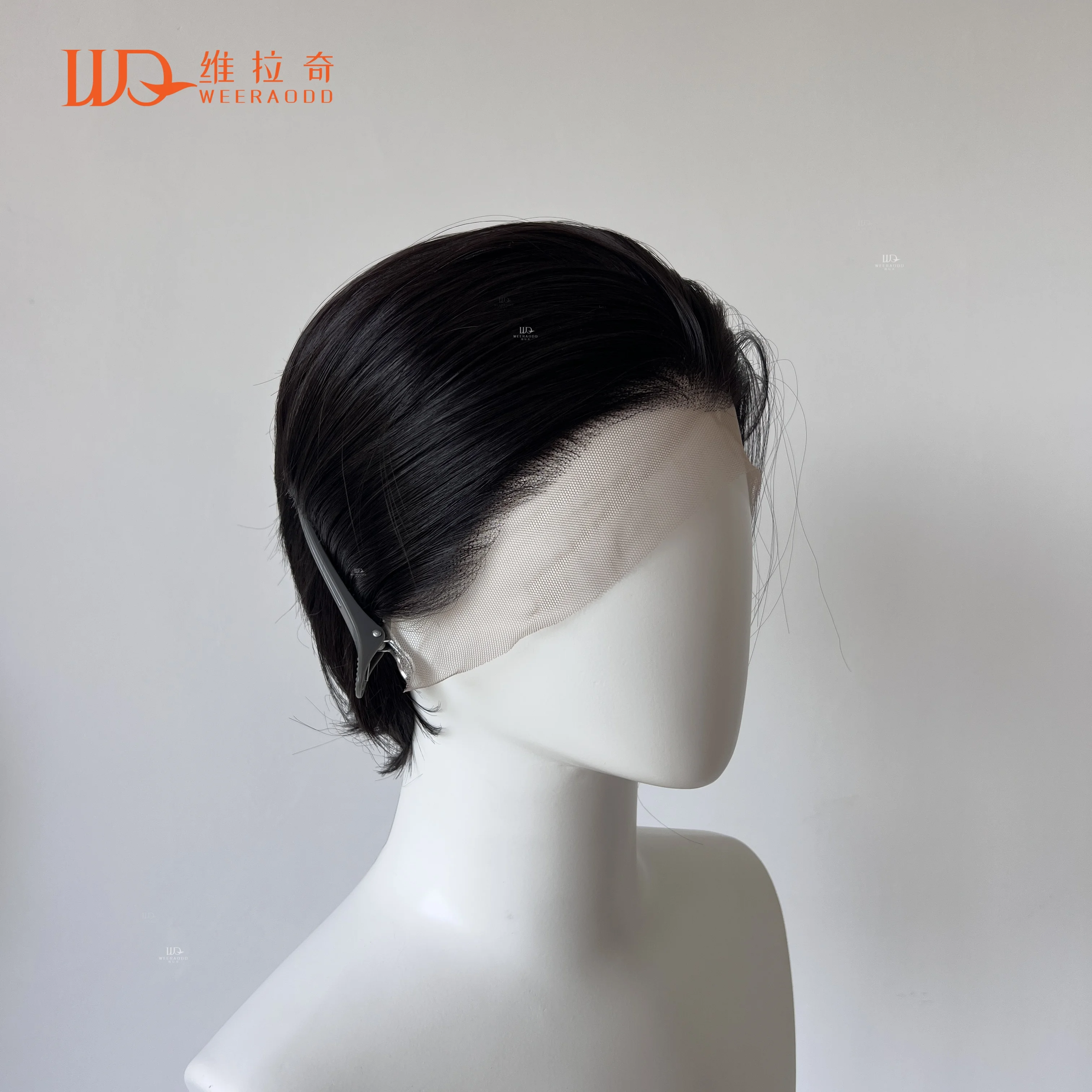 

Черные короткие синтетические парики фронта шнурка для женщин, парики для косплея для мужчин, натуральные волосы, бесклеевые, 13x4, парики фронта шнурка