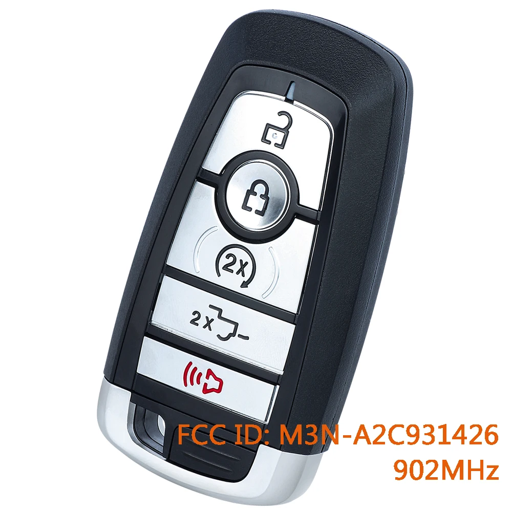 

DIYKEY M3N-A2C931426 Remote Car Key Fob for Ford F-150 F-250 F-350 Raptor 2017 2018 2019 2020 2021 2022 2023 164-R8185 164-R8166