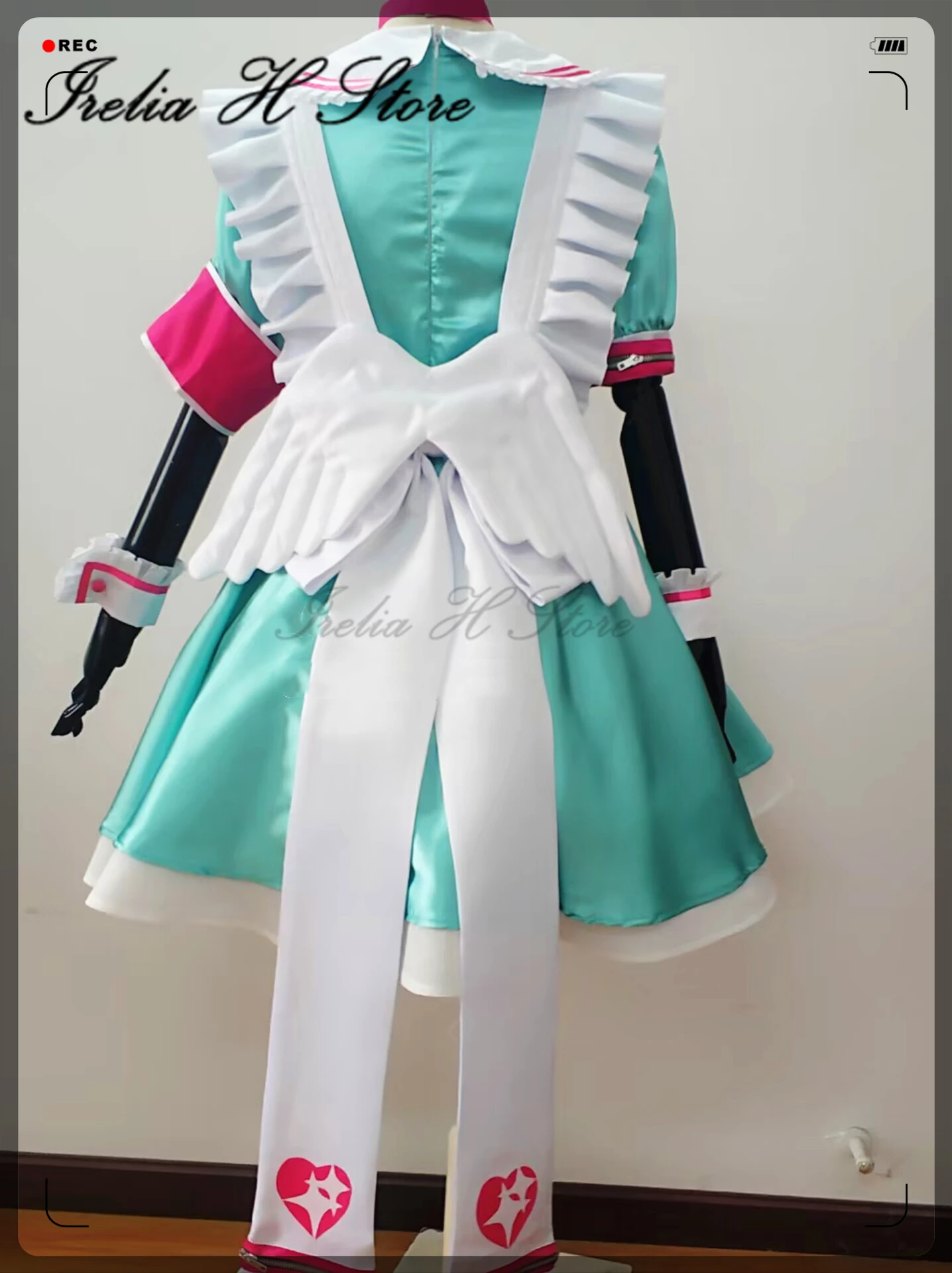 Irelia H Store Riamu Yumemi Nurse Cosplay Costume dress women can customized