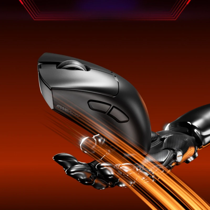 

EWEADN A5 Wireless Mouse Three Mode Bluetooth Mouse Ergonomics Lightweight PAW3311/3395 Huannuo Gaming Mouse PC Laptop Gifts