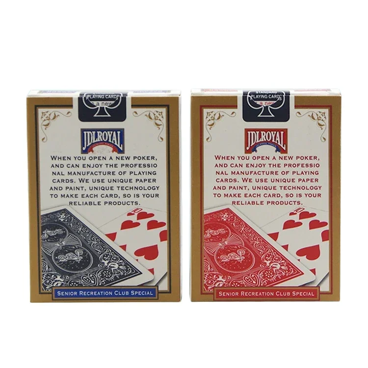 Newest Jdlroyal Playing Cards Poker Deck Red/Blue Regular Playing Card Standard Card Game Card Magic Magia Magie Magicians Prop