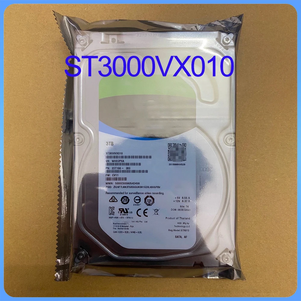 FOR Seagate Surveillance 3TB 5900RPM SATA 64MB Cache ST3000VX010 3.5