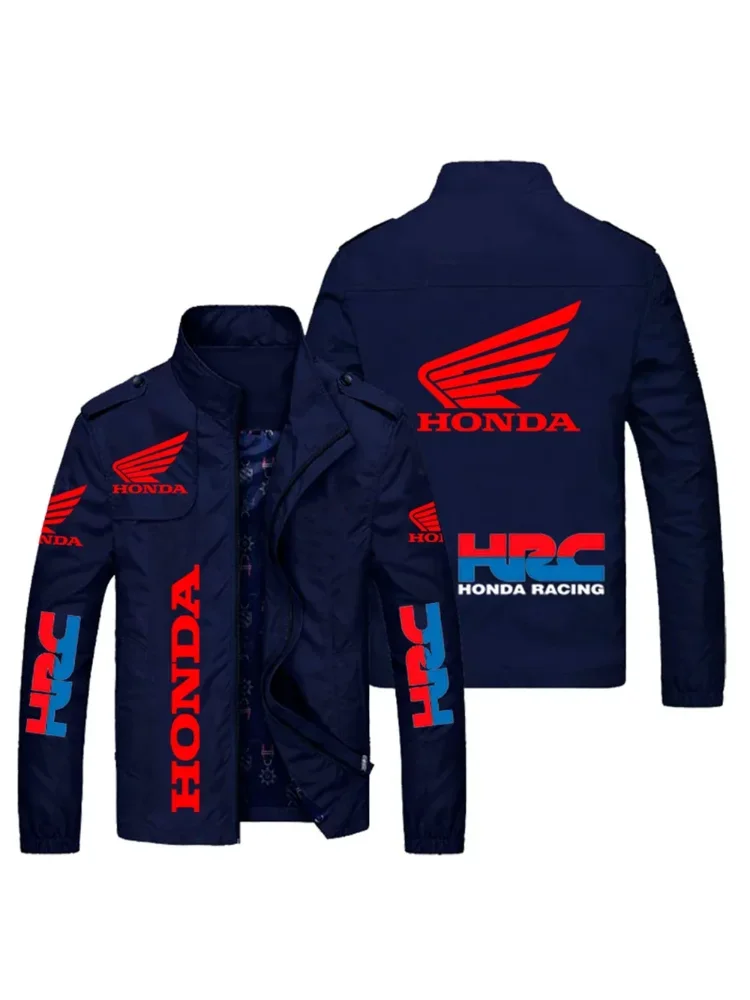 AliExpress 2025 New Honda Motorcycle Logo Men's Warm Jacket Sunscreen Men's Jacket Suitable for Cycling Wearing Oversized Men's Jacket