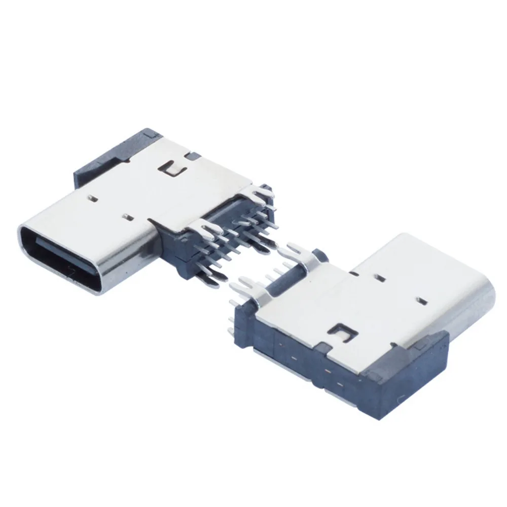 Prise de connecteur de type C Elevate 2.7 USB 3.1 femelle 14P, prise latérale DIP pour PCB, conception bricolage, charge à courant élevé,