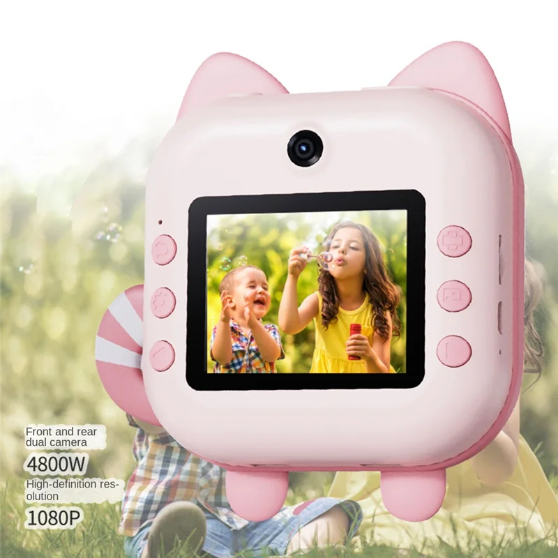 ABFM-2.4 Inch LCD Print Camera Video Photo Digital Camera Battery Powered Instant Print Camera With Print Paper