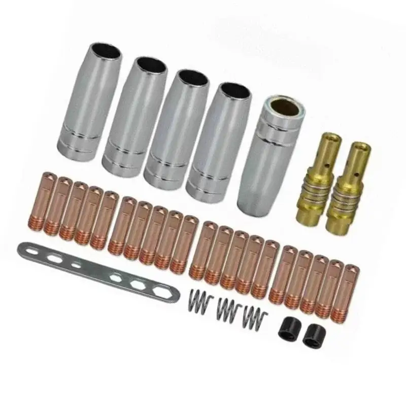 Mig Schweißpistolen Zubehör mit 0,8 mm 0,9 mm 1,0 mm Größe für MB15AK Kupfer Mig Schweißer Spitze Düsenhalter Ersatz D2RD – Detail 7