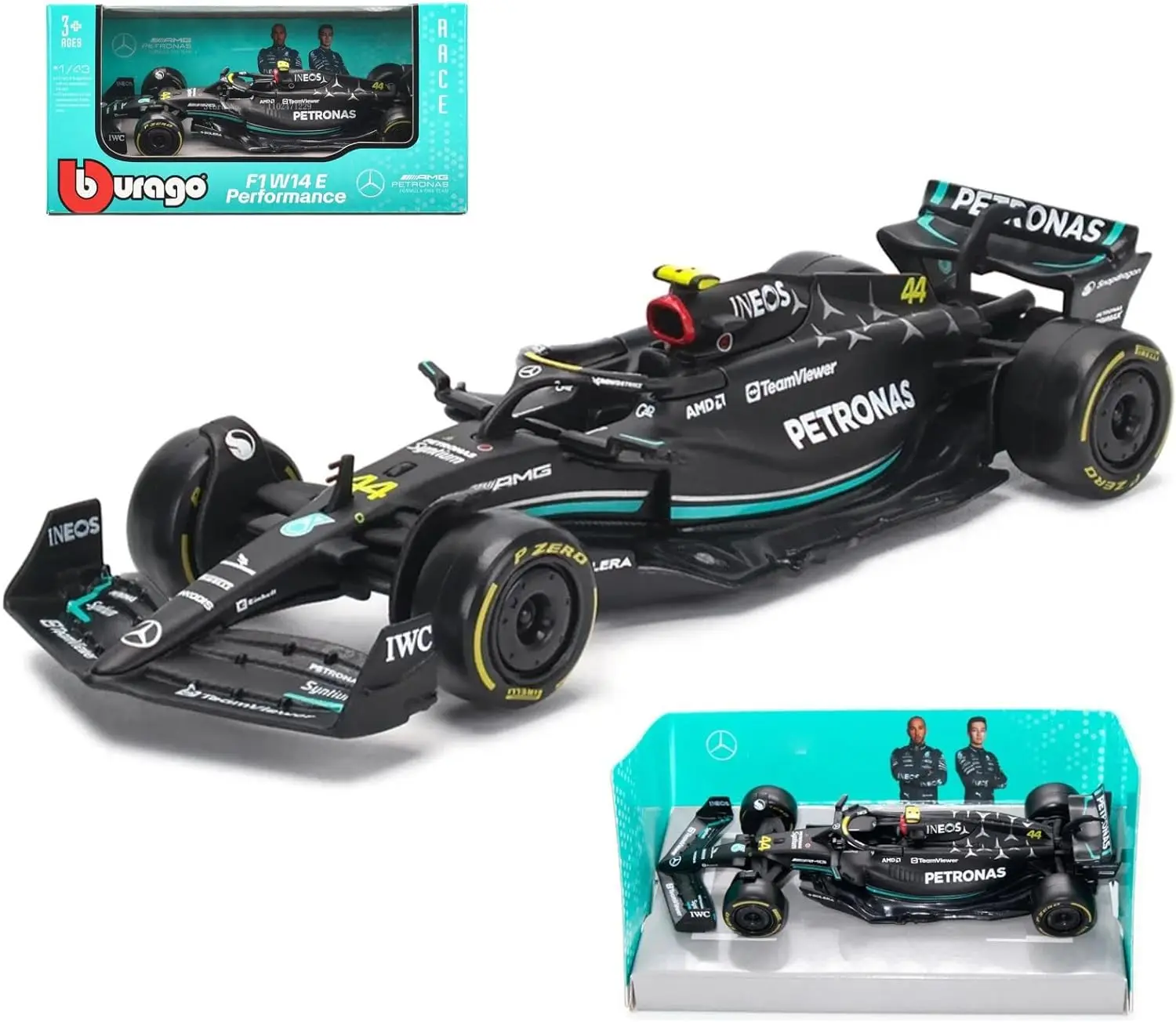ブラーゴ 1/43 2025 W16 # 63 # 2024年12月 F1 W15 メルセデス・AMG