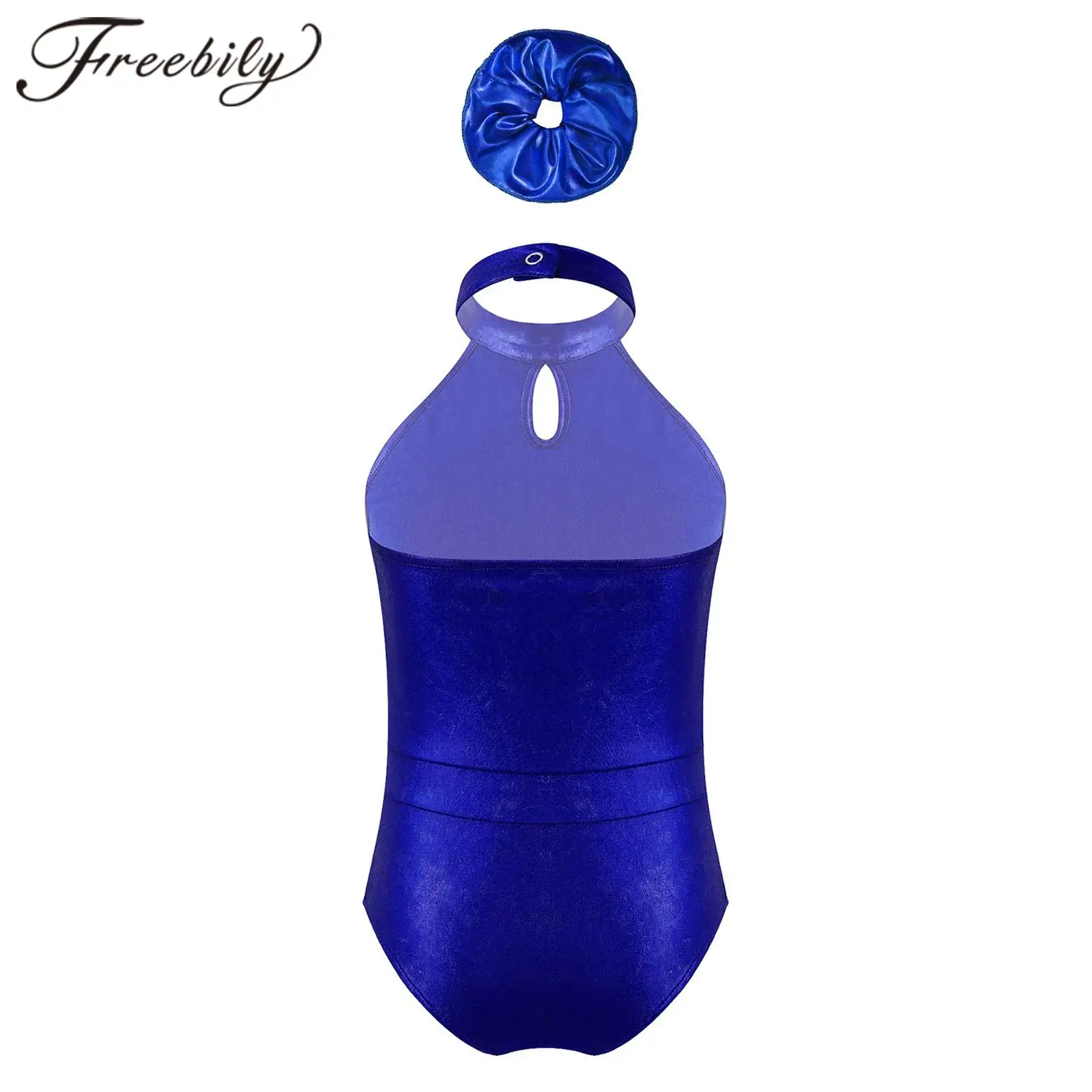 

Детский гимнастический купальник с блестками для девочек, балетный купальник для танцев, наряд для выступлений, блестящий спортивный боди без рукавов для акробатики