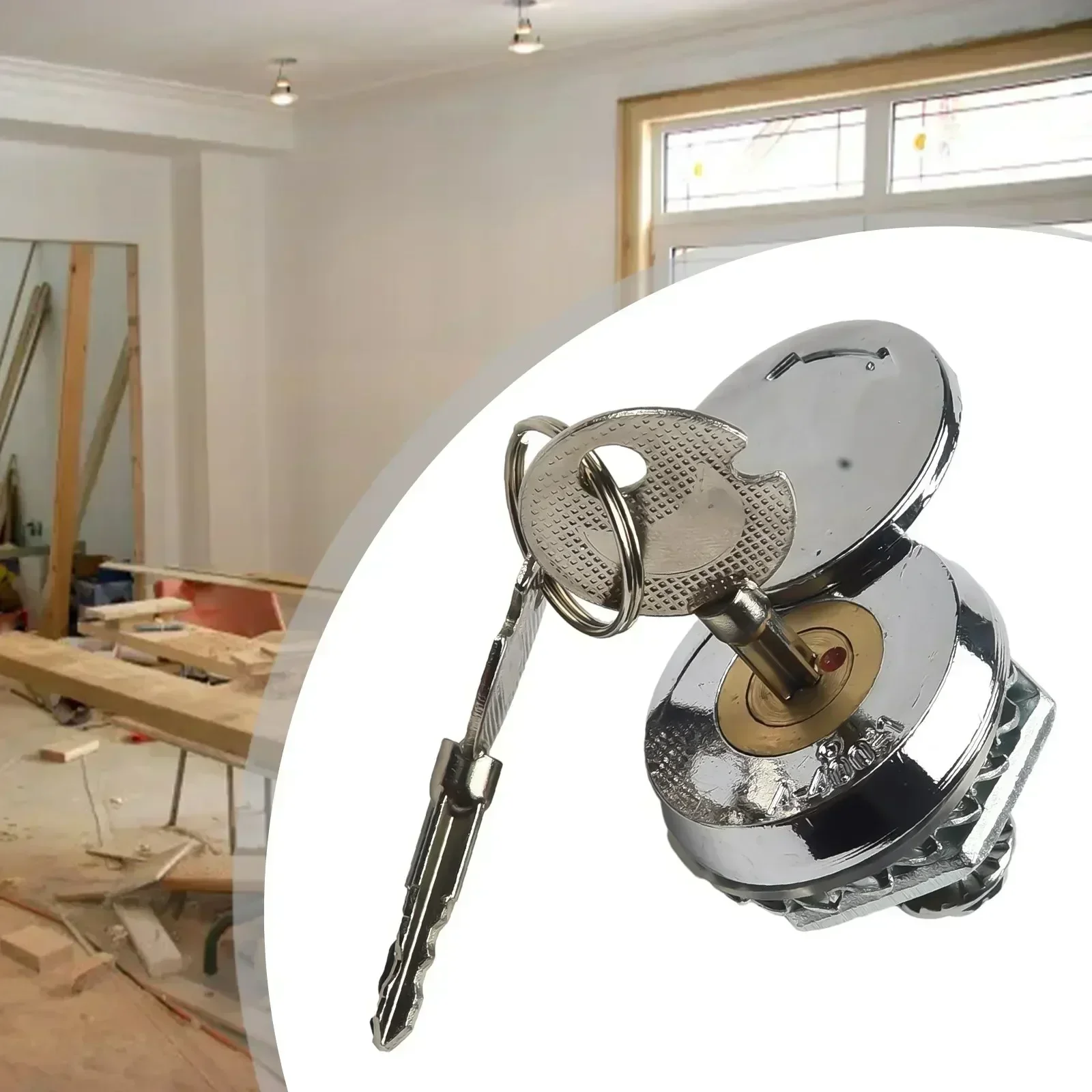 قفل كامة متين قفل سبائك الألومنيوم خزانة صندوق البريد درج خزانة لأسطوانة قفل باب الأمان مع غطاء