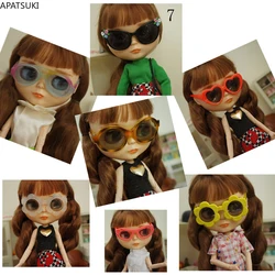 Mini Plastic Glasses For Blythe Doll Fashion Sunglasses For Neo Blythe 1/6 Dolls Decoration Dollhouse Accessories DIY Toys