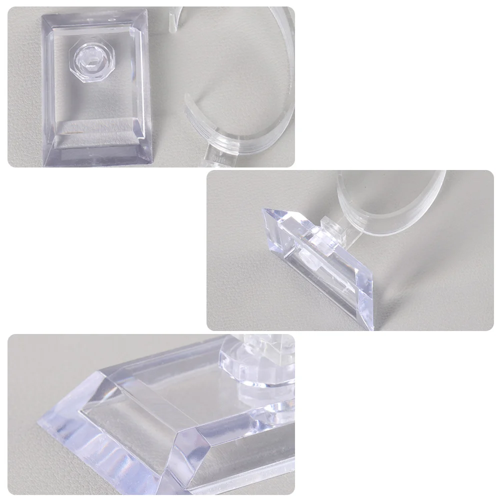 

6Pcs Acrylic Watch Holder Display Stand Clear Durable Jewelry Rack for Store Desktop Organizer Watch Display Stand