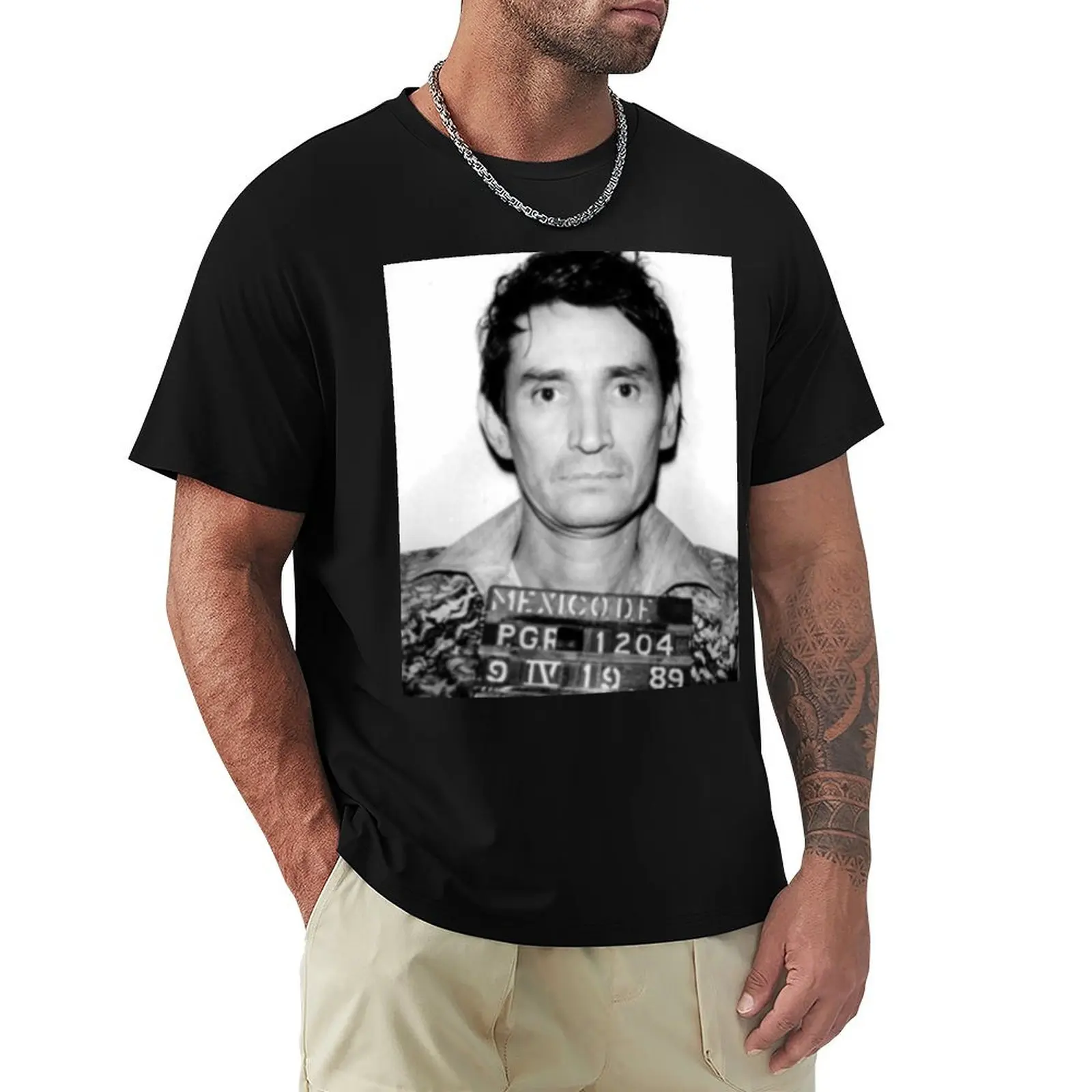 

Captured Photo of Felix Gallardo T-Shirt customizeds summer top street wear shirts graphic tee men