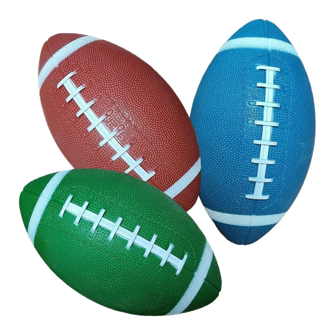 

Custom Eco-Friendly Thickened Inflatable Rugby Ball - Safe Rubber Olive Toy for Kids' Training, Durable & Portablepromote sales