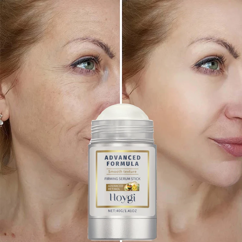 

40г Укрепляющий стик для лица с гиалуроновой кислотой и камелией, твердая сыворотка для увлажнения кожи лица и шеи, без ретиноидов, для ухода за чувствительной кожей