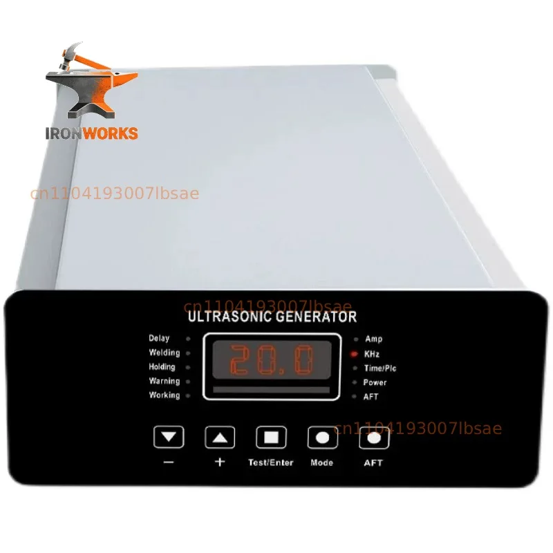 Generator  20K /2600W, 35K/1200W Transduitor Mask Ear Strap Spot Welding, Fabric Leather Plastic Welder