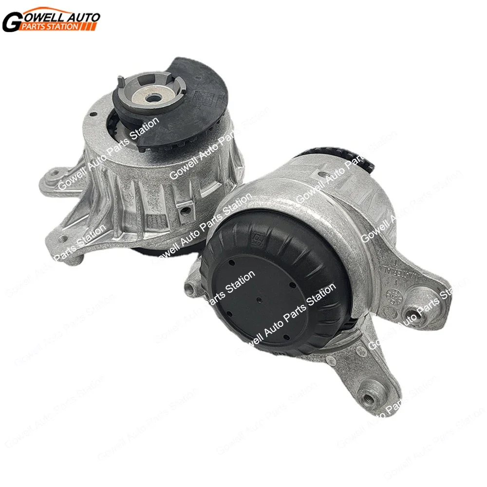 Pair of 2pcs Front Engine Motor Mount for Mercedes E-Class W205 W213 A238 W253 C257 C200D E200D E220D A2132400500,A2132400600