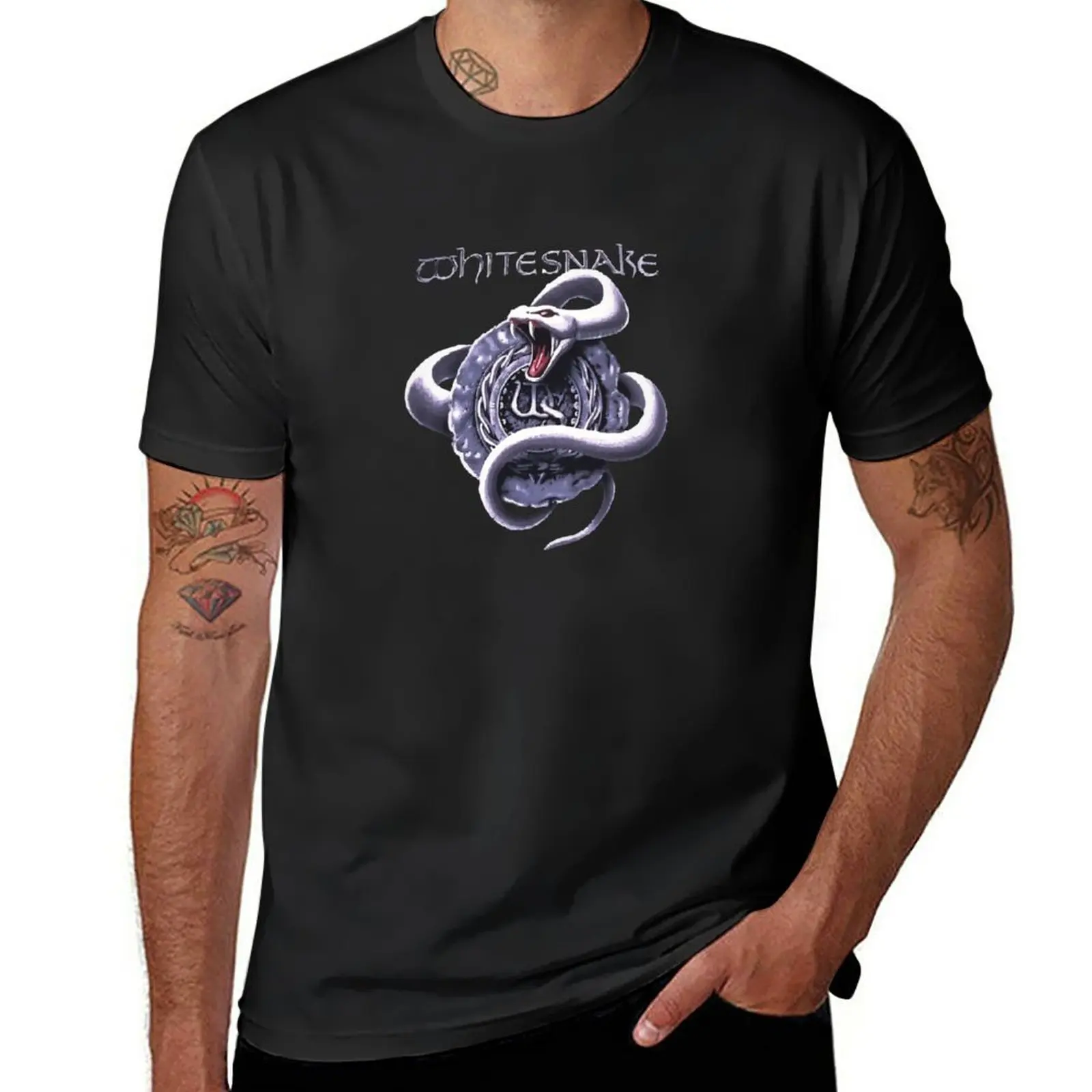 

New WHITESNAKE T-Shirt black t shirts T-shirt for a boy sports fan t-shirts t shirts for men graphic