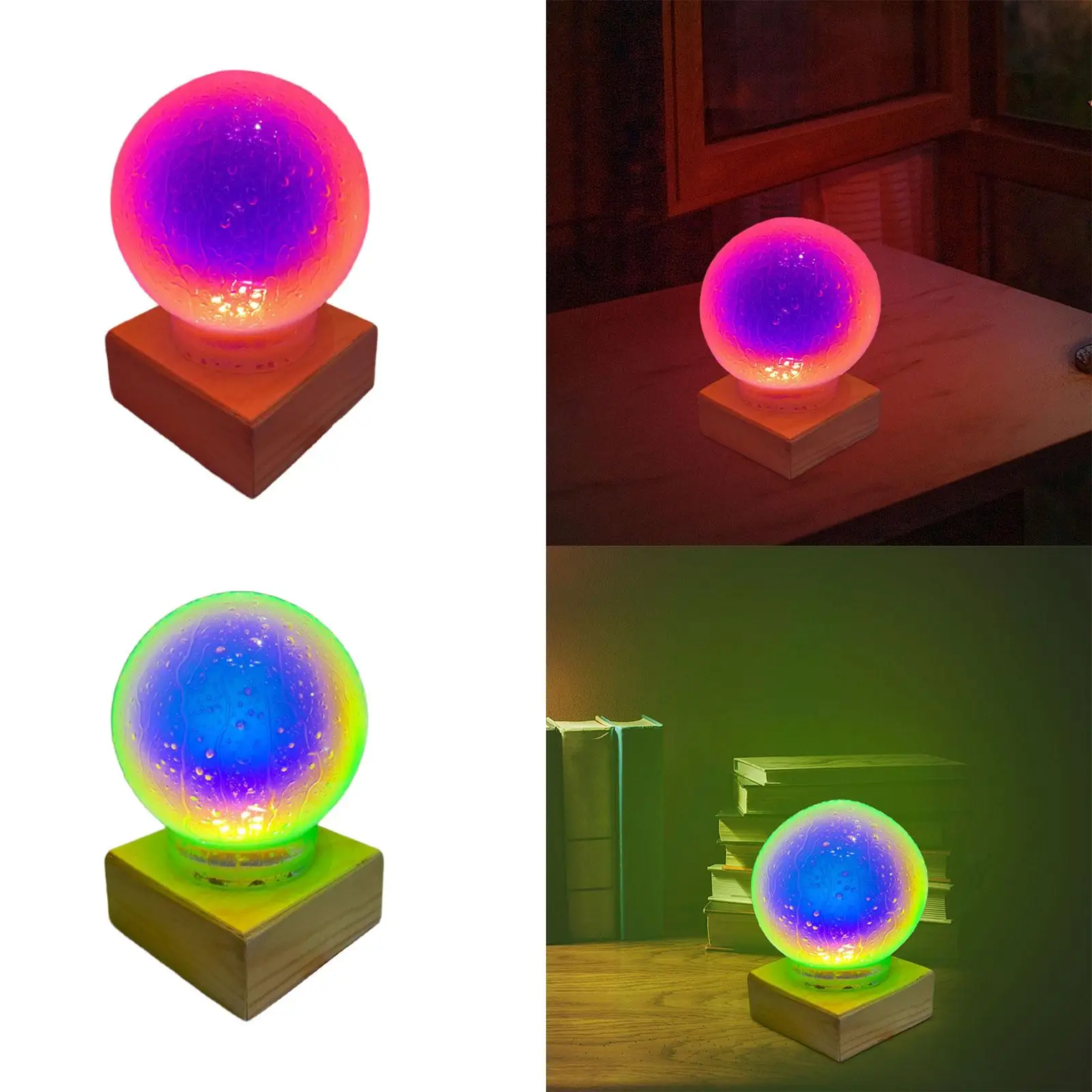 Moon Lamp Lighting Nightlight Night Light Moon Light lampada da tavolo in vetro per regalo di compleanno ragazze ragazzi Office Gaming Room Cafe