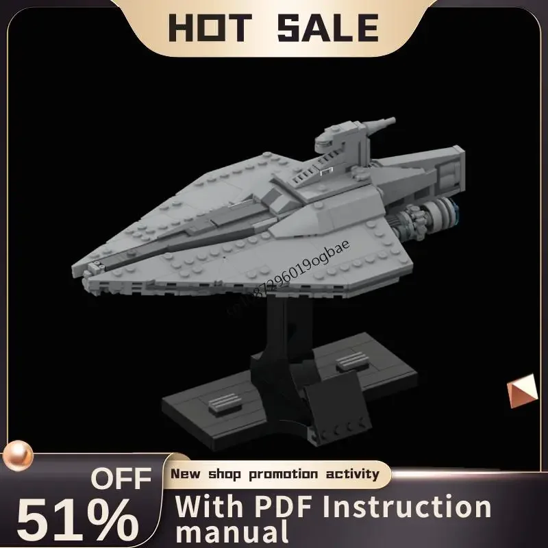 

Новинка, 447 шт., знаменитый звездный боевой фильм, Moc Acclamator, штурмовой корабль, пазлы на заказ, творческие идеи «сделай сам», детские игрушки, подарок на день рождения