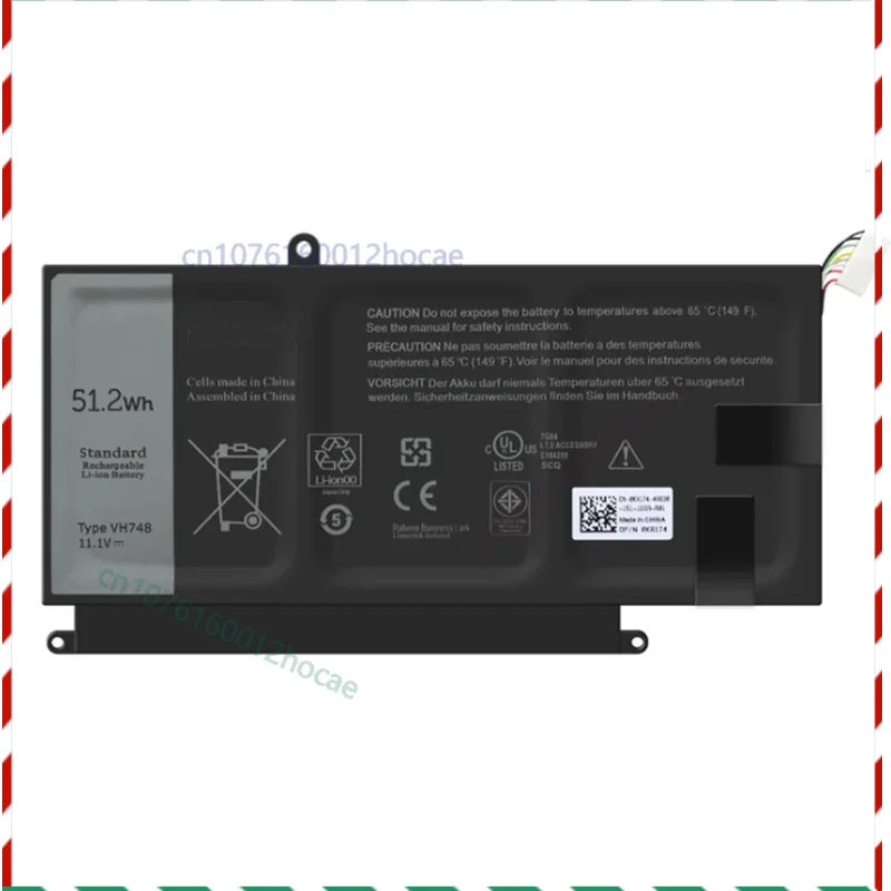 

Новый аккумулятор VH748 для Dell Vostro 5470 5480 5460 5480D 5470D DXR10 6PHG8 TWRRK