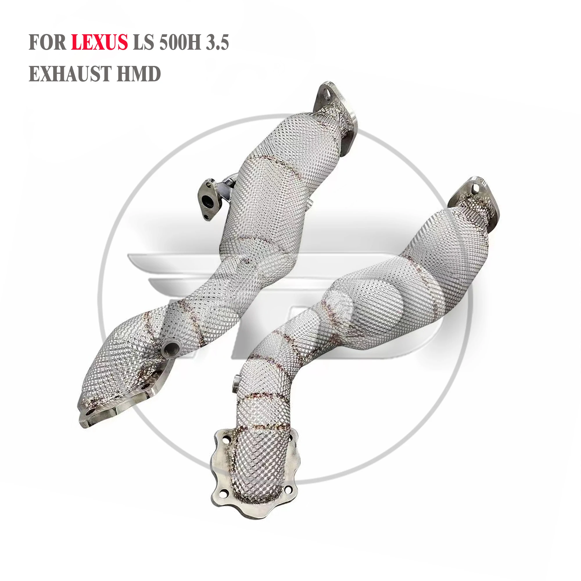 

HMD Exhaust System For Lexus LS500SH 3.5 Downpipe Exhaust System Insulation