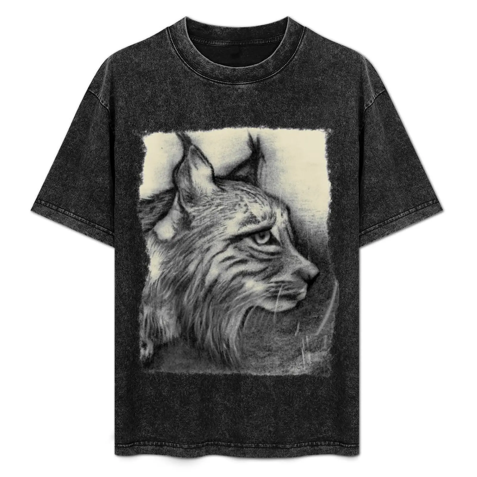 Camiseta Iberian Lynx para correr, gimnasio, camiseta deportiva de manga corta