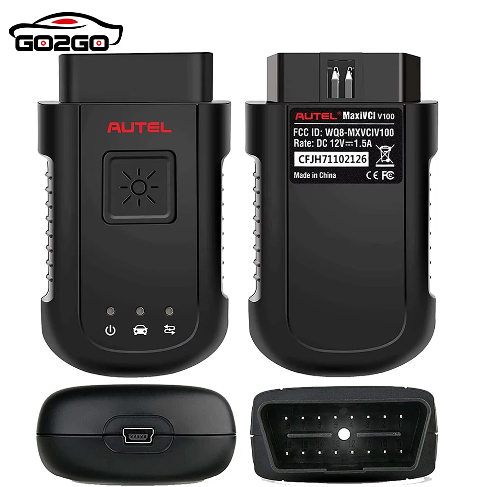 Autel MaxiSYS-VCI 100 Wireless Diagnostic Interface MaxiVCI V100 For MS906BT/MK908P/Elite/MS908 Maxisys Bluetooth Connector