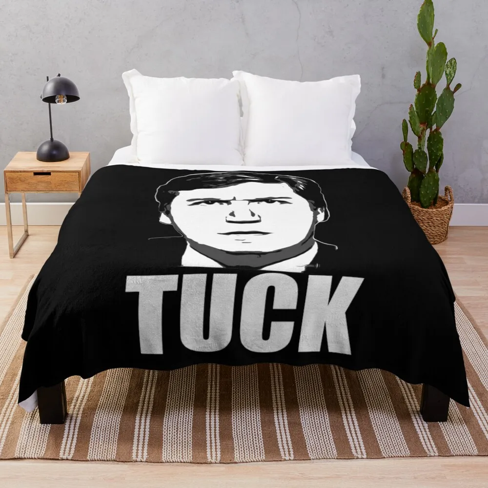 Tucker Carlson Fox News Throw Blanket Bed covers Bed Baby Blankets