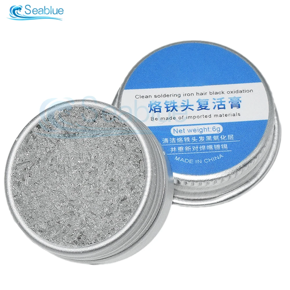 6g Soldering Iron Tip Cleaning Paste Soldering Iron Tip Tinner Activator Tip Cleaner Remover BGA Refresher Repair Tools