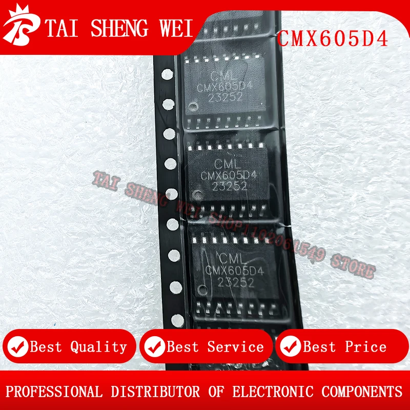 5pcs, brand new CMX605 CMX605D4 SOP-16 transmitter modulator chip