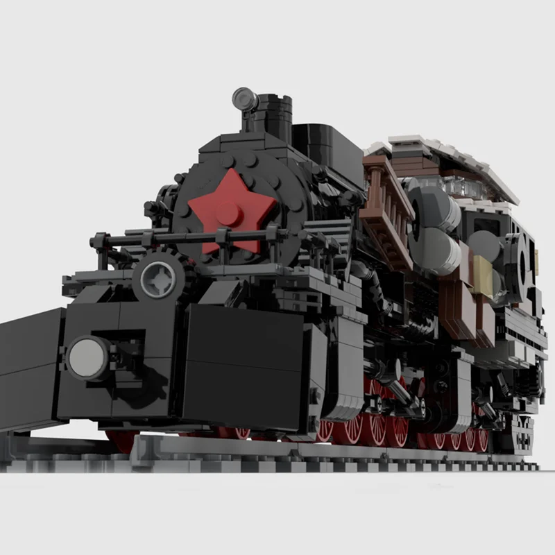 Aurora MOC-144469 Freight Train City Train Construction Building Block Toy Model 2146pcs Holiday Christmas Gift  Gifts for Kids