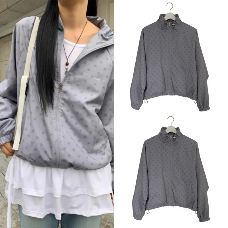 

Star Jacket Hoodie Women FH East Gate Spring Summer Hot Selling Popular Casual Fashion Couple Jacket Korean Purchasing Agent New
