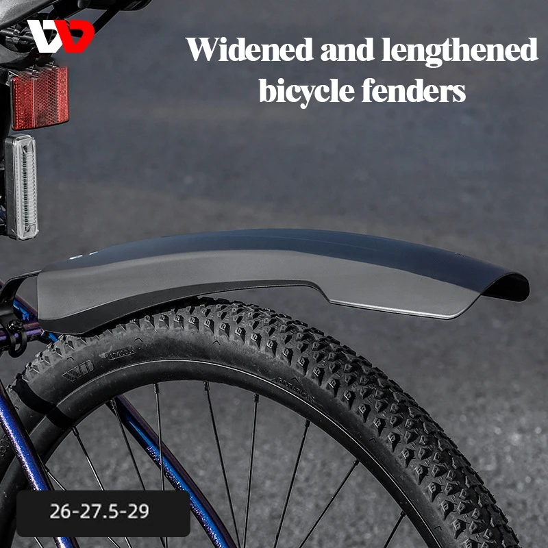 2024 New West BIKING Bike Fender Widening Fender Mountain Bike Rainproof Board Bike Riding Accessories