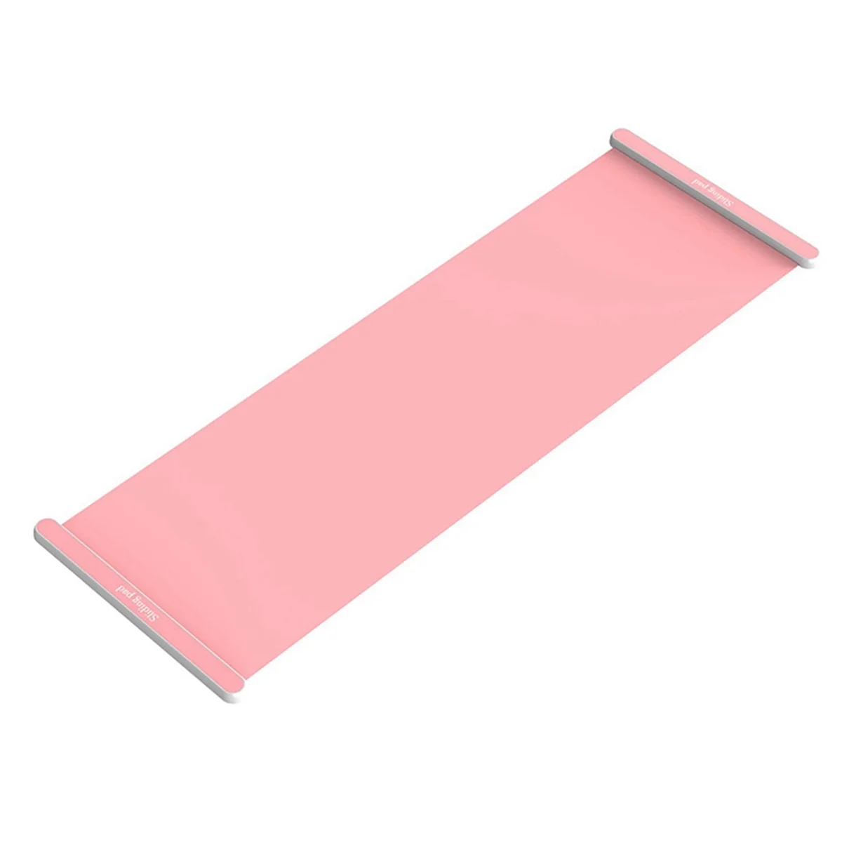 N84R Yoga Sliding Mat Indoor Sport Speed Skating Training Board Mat Ice Hockey Roller Skating Leg Exercise 200cm Pink