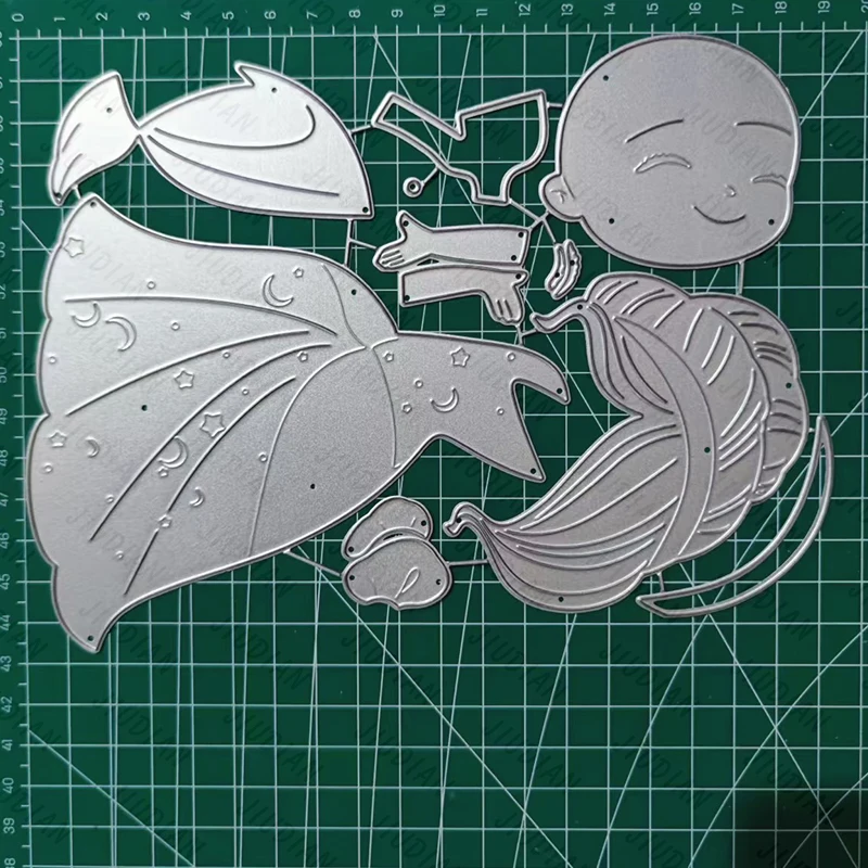 Updo Princess In Long Dress Gloves Metal Cutting Die Metal Cutting Die for DIY Scrapbooking Crafts Handmade Christmas Gift Card