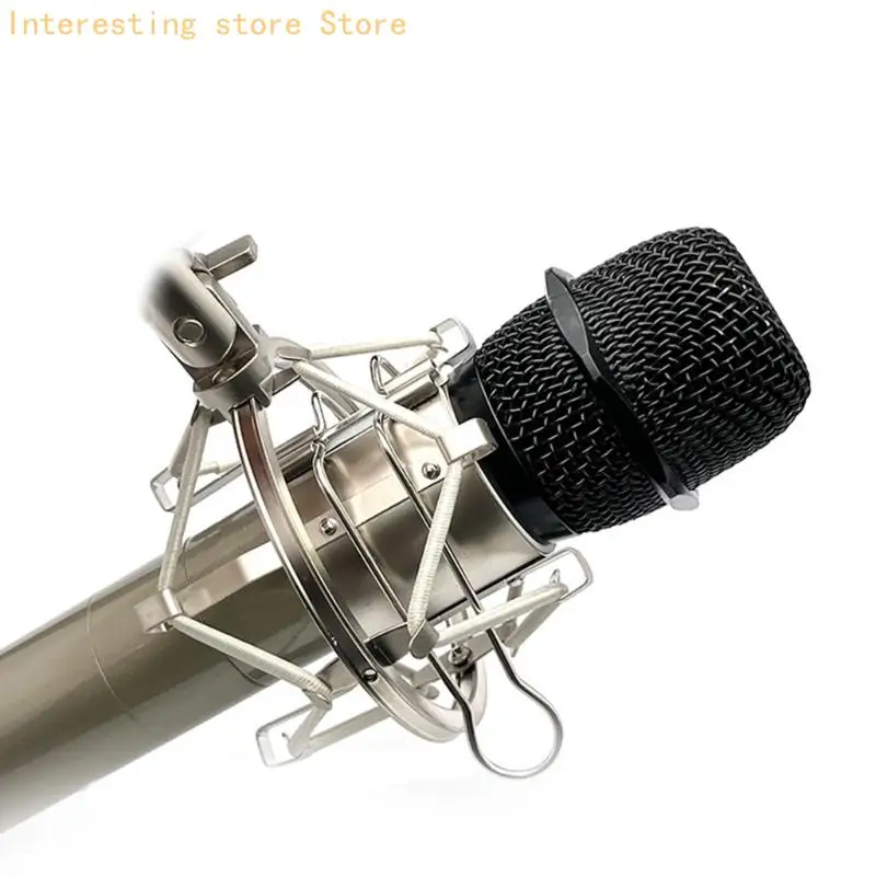 Mikrofon-Stoßdämpferhalterung mit Gewinde und Aufhängekabelhalterung für Podcasts, Aufnahmebereiche und Heimstudio-Einsatz auf – Detail 9