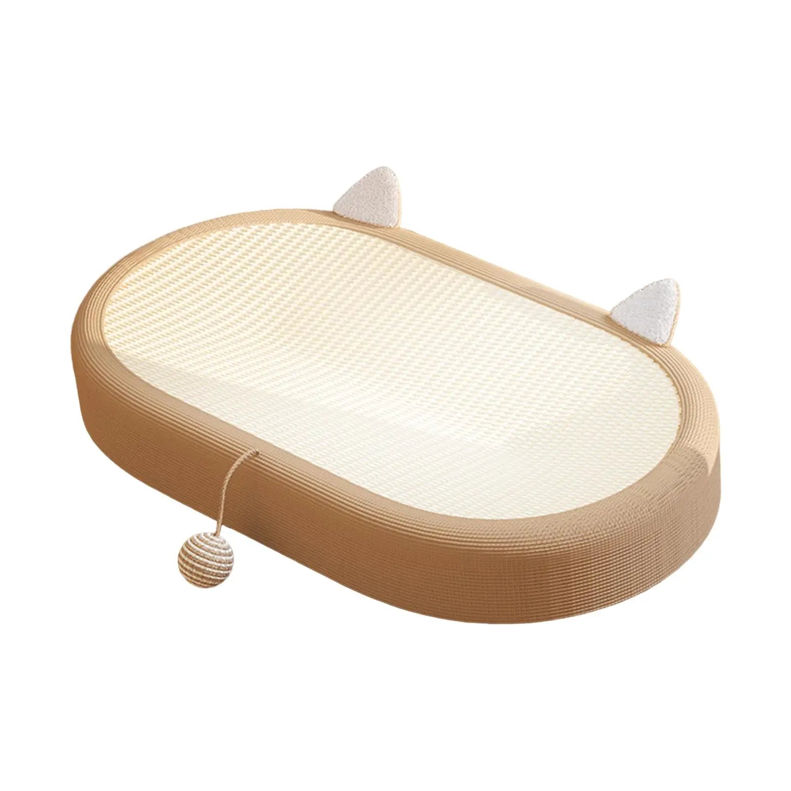 Cat Scratch Pad Bowl Oval Cat Scratch Pad Play Behavior Sisal Support Cat