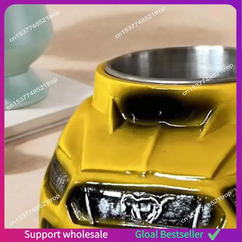 A38M Car Shaped Coffee Mug Interesting Coffee Cup Funny Tea Cup Novelty Drinkware Handcrafted Coffee For Men Car Lovers Purple