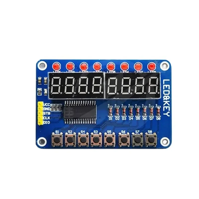 TM1638 Taste/LED-Anzeigemodul (8stellige digitale Röhre\LED\Taste)
