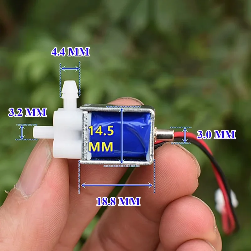 DC 5V 6V 2-Position 3-Way Micro Electric Solenoid Valve N/O N/C Mini Air Gas Flow Control Valve DIY Pump Blood Pressure Monitor